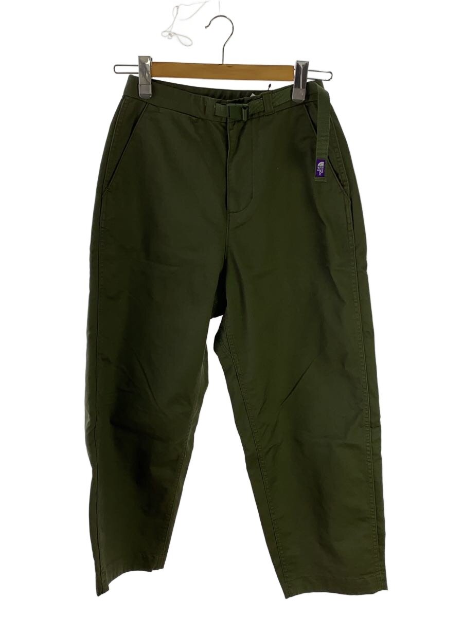 【中古】THE NORTH FACE PURPLE LABEL◆ストレッチツイルワイドテーパードパンツ/ボトム/S/コットン/GRN/NT5052N//【レディースウェア】