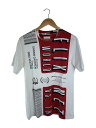 【中古】TAKAHIROMIYASHITA TheSoloist.◆Tシャツ/46/コットン/ホワイト/総柄/SNC.0001//【メンズウェア】