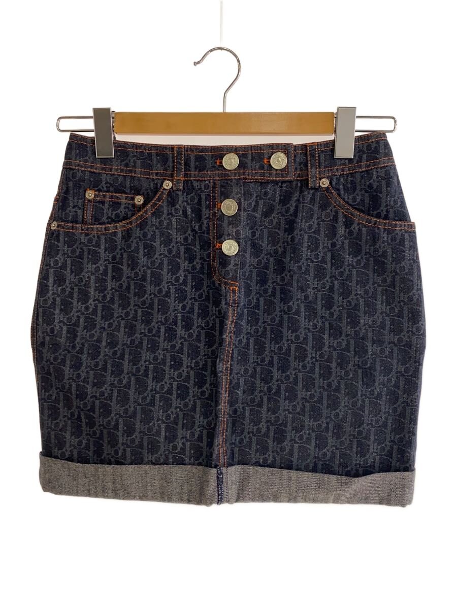 【中古】Christian Dior◆トロッター/スカート/34/コットン/IDG/6P12033170//【レディースウェア】