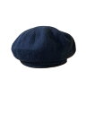 【中古】CRIMIE◆ベレー帽/--/コットン/BLK/メンズ【服飾雑貨他】