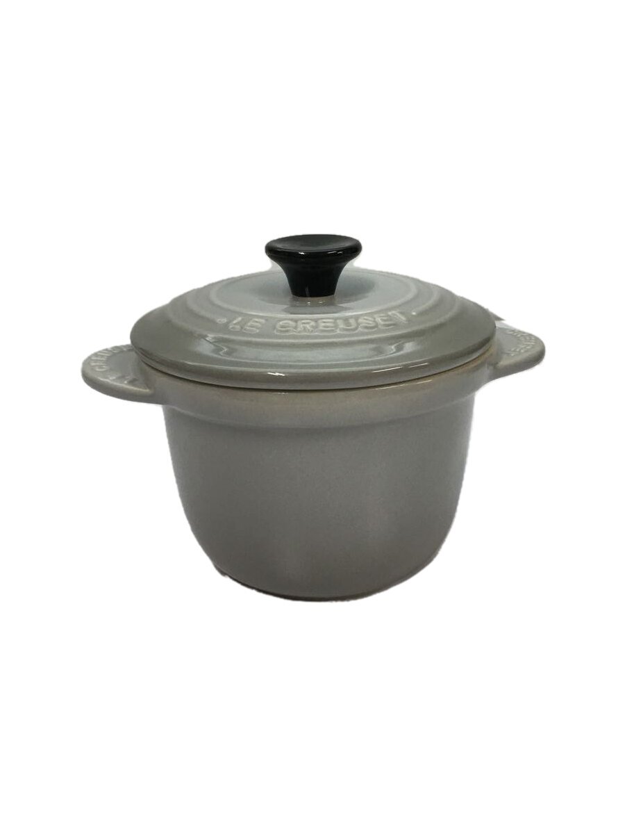 【中古】LE CREUSET◆鍋/サイズ:18cm/GRY//【キッチン用品】