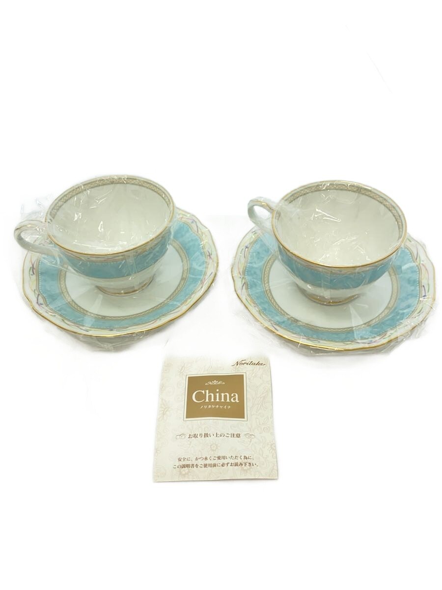 【中古】Noritake◆華麗句/レースウッドゴールド/カップ&ソーサー/2点セット/BLU/Y6578G//【キッチン用品】