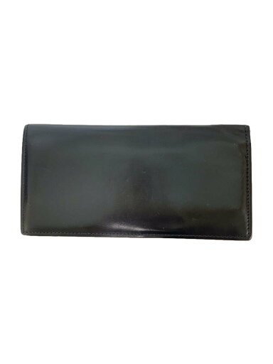 【中古】GANZO◆CORDOVAN/通しマチ長財布/レザー/BLK/無地/メンズ【服飾雑貨他】 【中古】GANZO◆CORDOVAN/通しマチ長財布/レザー/BLK/無地/メンズ【服飾雑貨他】
