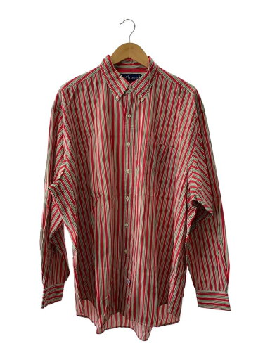 【中古】RALPH LAUREN◆90s/The Big Shirt/裾ポニー/袖等汚れ箇所有/長袖シャツ/XL/コットン/RED///【メンズウェア】 【中古】RALPH LAUREN◆90s/The Big Shirt/裾ポニー/袖等汚れ箇所有/長袖シャツ/XL/コットン/RED///【メンズウェア】