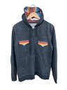 【中古】Levi’s◆ジップパーカー/M/コットン/GRY/無地/pcl15-304【メンズウェア】