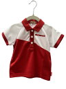 【中古】MIKI HOUSE◆ポロシャツ/90cm/ポリエステル/RED/10-5509-495【キッズ】