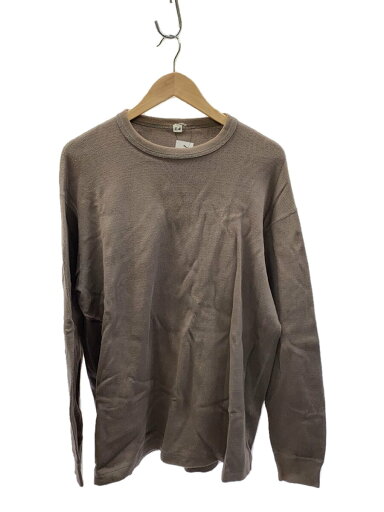 【中古】Ets.MATERIAUX◆長袖Tシャツ/2/コットン/BRW/無地/21-070-300-2604-3-0【メンズウェア】 【中古】Ets.MATERIAUX◆長袖Tシャツ/2/コットン/BRW/無地/21-070-300-2604-3-0【メンズウェア】