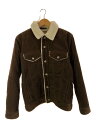 【中古】Levi’s◆コーデュロイボアジャケット/L/コットン/BRW/70505-0077【メンズウェア】