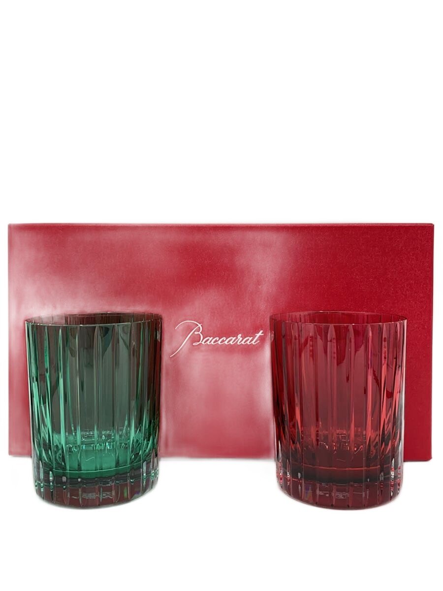【中古】Baccarat◆グラス/2点セット/RED【キッチン用品】