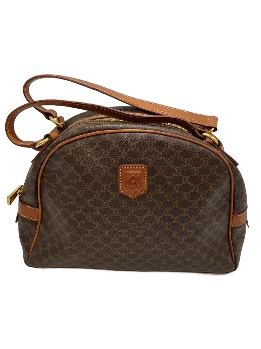 CELINE - 【中古】CELINE◆ハンドバッグ/レザー/BRW/A21-3239【バッグ】