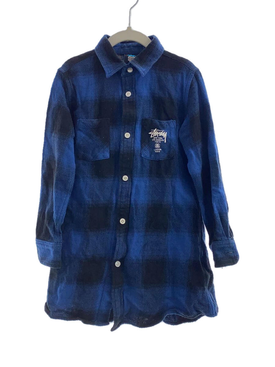 【中古】STUSSY◆長袖シャツ/130cm/コ