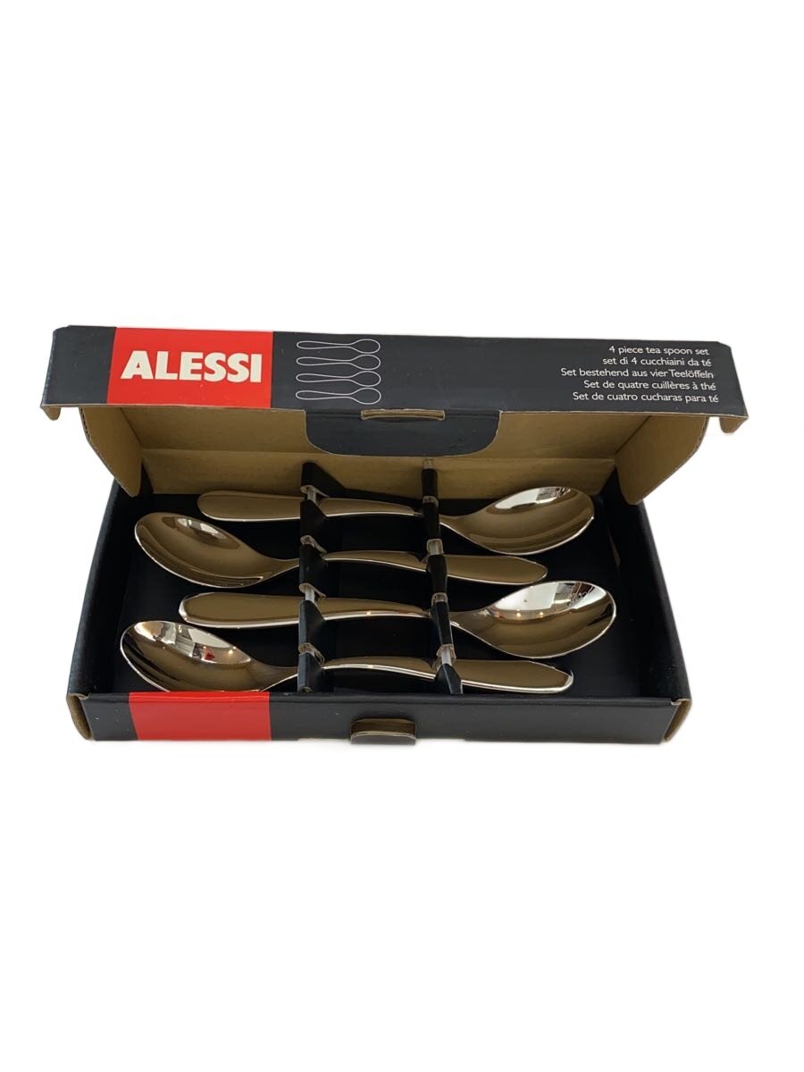 【中古】ALESSI◆NOUVO MILANO/ティースプーン×4//【キッチン用品】