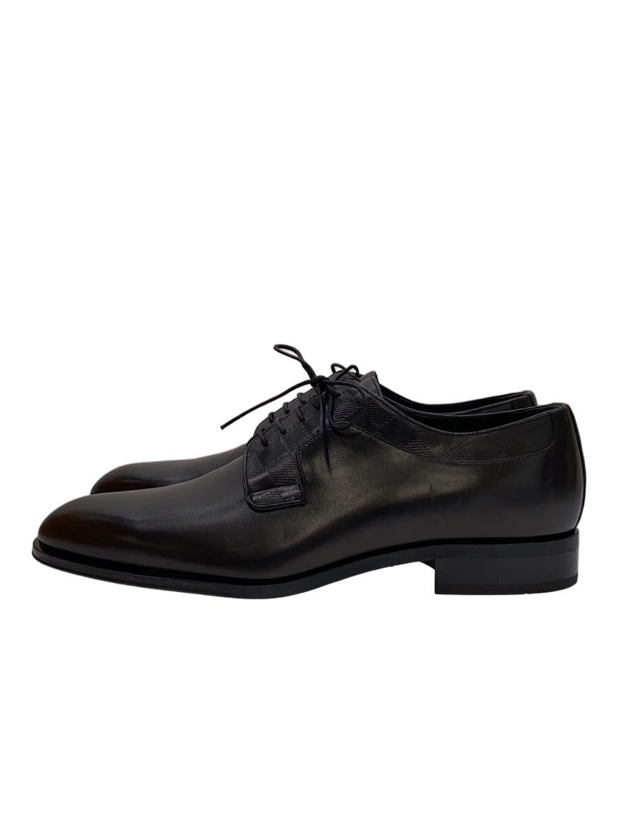 Business - 【中古】LOUIS VUITTON◆ダービー_オースマンライン_ダミエ/US7.5/BLK/牛革【シューズ】