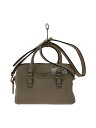 【中古】kate spade new york◆ショルダーバッグ/レザー/BEG/無地【バッグ】