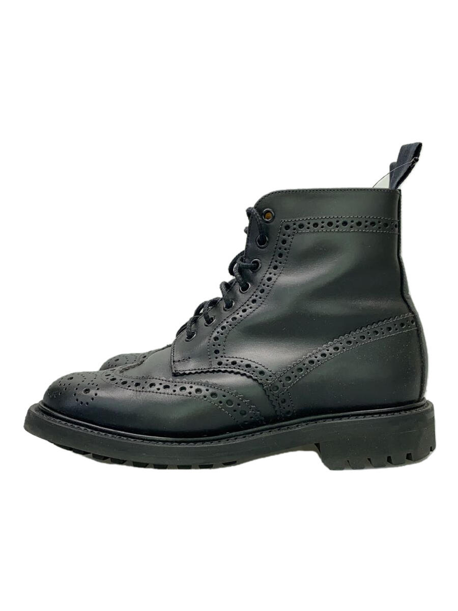 yÁzSANDERSCHELTENHAM BROGUE DERBY BOOT/US7.5/BLK/U[/8317ByV[Yz