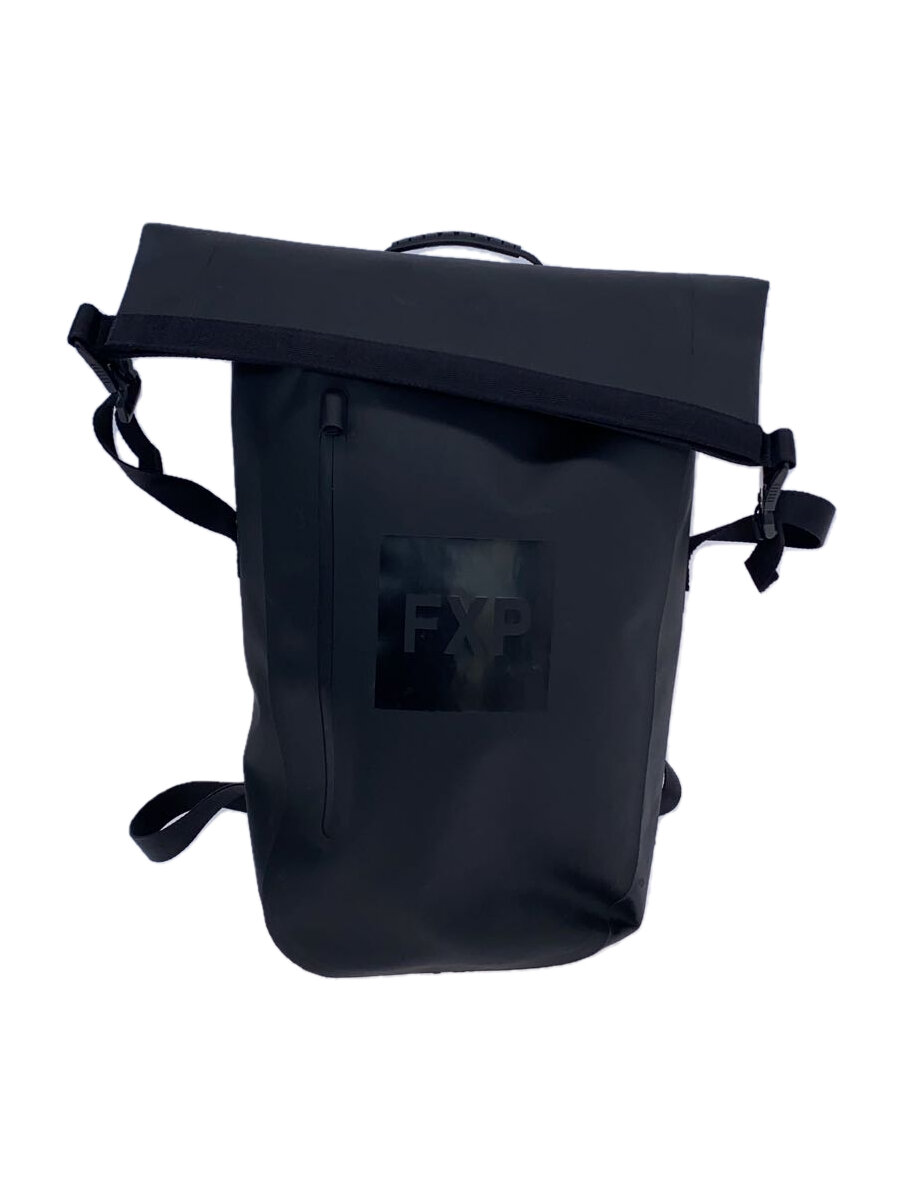 【中古】FLASH PACKER◆ノーシームロールトップバックパック/リュック/ポリエステル/BLK//【バッグ】