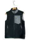 【中古】patagonia◆フリースベスト/S/ポリエステル/BLK/23048FA18【メンズウェア】