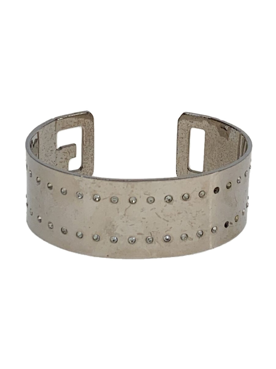 【中古】DOLCE&GABBANA◆スワロフスキーバングル/SLV/レディース/? NULL ?【服飾雑貨他】
