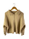 【中古】Maison Margiela◆カーディガン(厚手)/XL/ウール/BEG/S67HP0026//【レディースウェア】