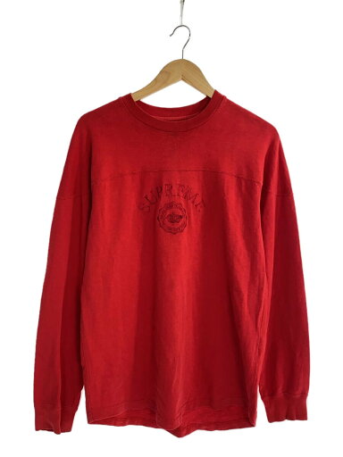 【中古】Supreme◆長袖Tシャツ/M/コットン/RED/無地【メンズウェア】 【中古】Supreme◆長袖Tシャツ/M/コットン/RED/無地【メンズウェア】