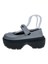 【中古】crocs◆シューズ/23cm/SLV【シューズ】
