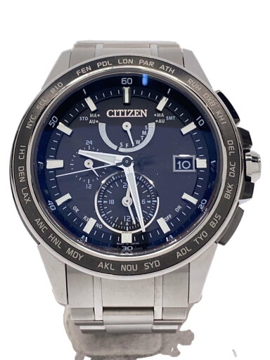 【中古】CITIZEN◆ソーラー腕時計/アナログ/チタン/BLK/SLV/チタン/H820-T020135【服飾雑貨他】 【中古】CITIZEN◆ソーラー腕時計/アナログ/チタン/BLK/SLV/チタン/H820-T020135【服飾雑貨他】