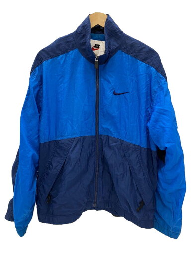 【中古】NIKE◆ナイロンジャケット/M/ナイロン/BLU/銀タグ【メンズウェア】 【中古】NIKE◆ナイロンジャケット/M/ナイロン/BLU/銀タグ【メンズウェア】