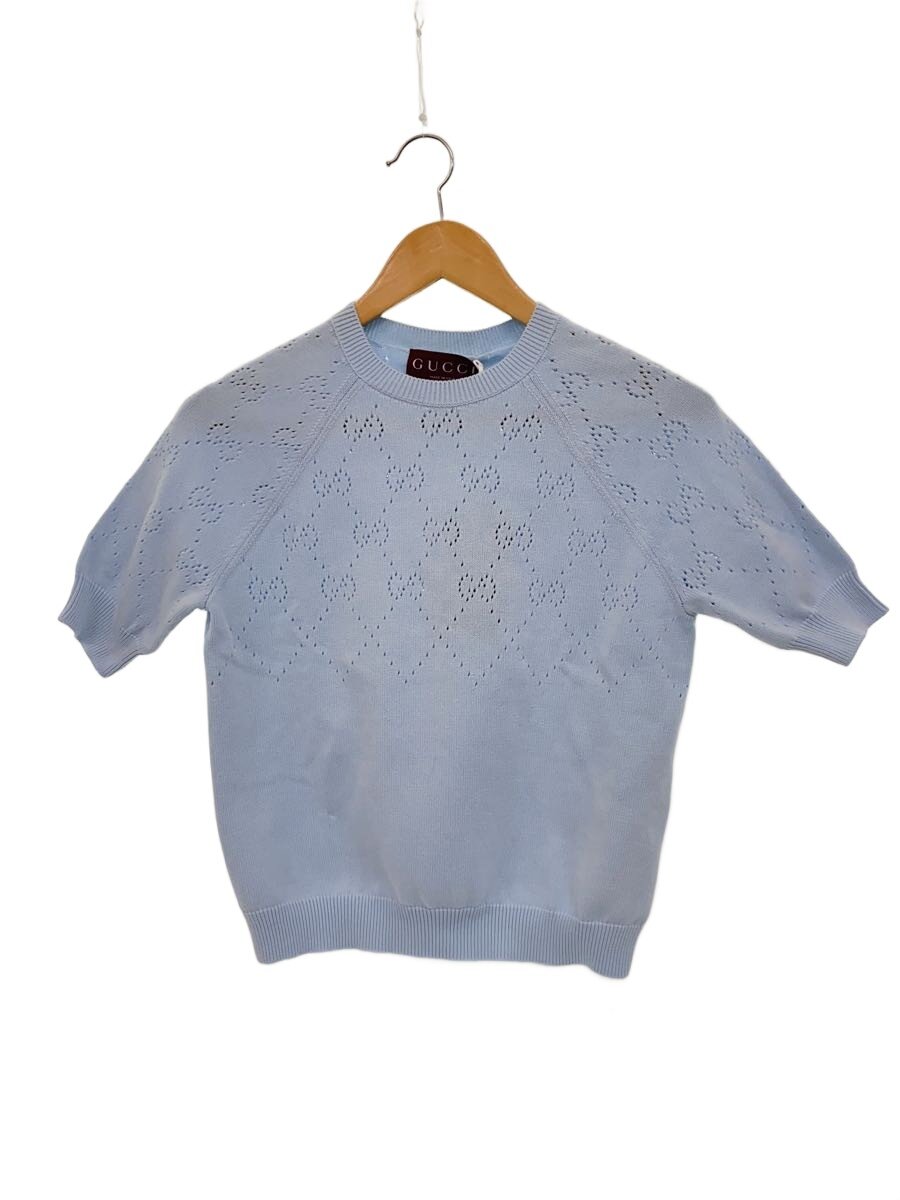 【ブランド】GUCCI 【ブランドカナ】グッチ 【型番】 【程度】A 【サイズ】XS 【メインカラー】ブルー 【素材・生地】コットン 【キーワード】　　　/ 2026/06/16 セカンドストリート東バイパス店【1912】【中古】GUCCI◆ニット・セーター(薄手)/XS/コットン ブランド GUCCI 型番 カラー ブルー 柄 素材・生地 コットン>色・素材について サイズ XS>サイズ表示について 実寸（cm） 【カットソー】 身幅：43 / 着丈：48 / ゆき：45.5 【その他】 その他サイズ：/ 商品は　セカンドストリート東バイパス店の店頭にて販売しております。商品に関するお問合わせは、お電話(TEL:087-866-0444)にて、問合わせ番号：2317772949924をお伝えください。 配送方法やお支払い方法に関するお問い合わせは、サポートセンターまでご連絡をお願いします。 ※お電話の対応は営業時間内のみとなります。お問い合わせフォームでお問い合わせの際はご注文番号をご記入下さい この商品に関する出品店舗からのコメント 使用感もあまりなく、状態も良い商品になります。その他、ご不明な点がございましたら、お気軽に当店までお問い合わせください。