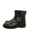【中古】ADAM ET ROPE◆エンジニアブーツ/43/BLK/牛革/2024-A-GMA04020【シューズ】