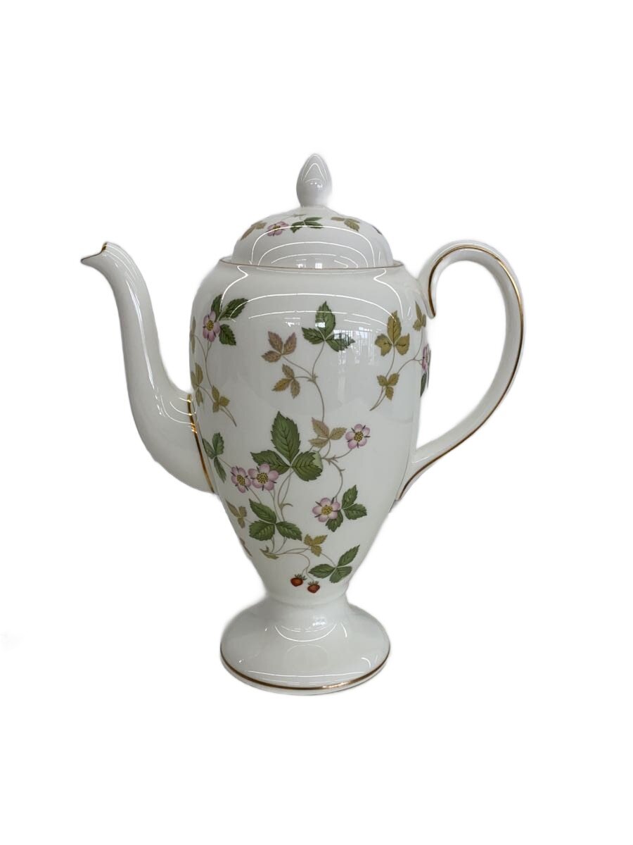 【中古】WEDGWOOD◆ワイルドストロベリー/ティーポット/洋食器その他/WHT【キッチン用品】