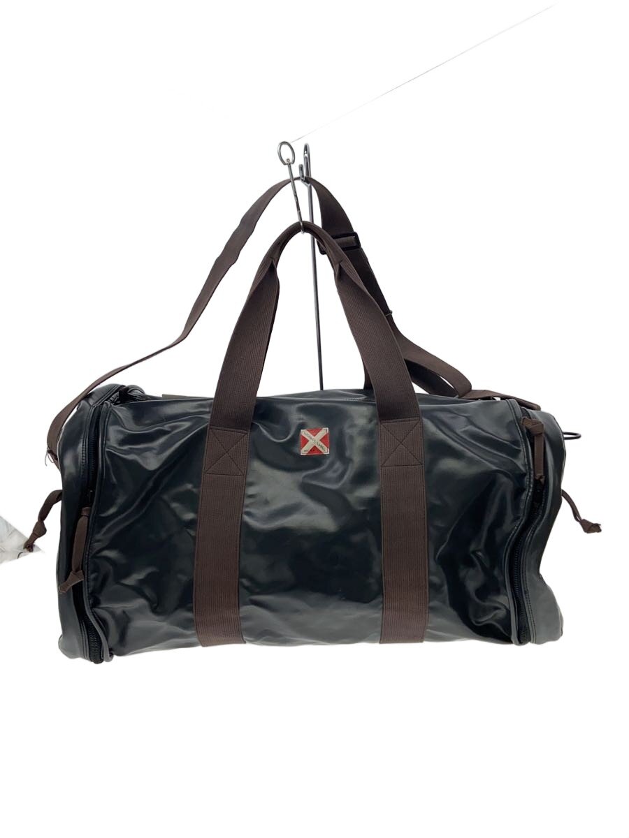 【中古】LUGGAGE LABEL◆ボストンバッグ/PVC/BLK【バッグ】