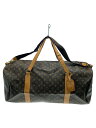【中古】LOUIS VUITTON◆サックポロション_モノグラム・キャンバス_BRW/PVC/BRW【バッグ】