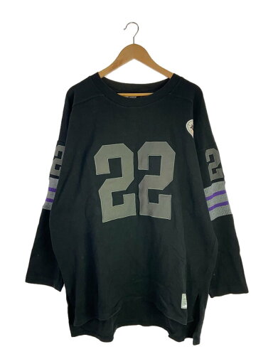 【中古】X-LARGE◆LINE FOOTBALL/長袖Tシャツ/XL/コットン/BLK/101223011045【メンズウェア】 【中古】X-LARGE◆LINE FOOTBALL/長袖Tシャツ/XL/コットン/BLK/101223011045【メンズウェア】