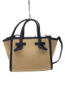 【中古】GIANNI CHIARINI◆ショルダーバッグ/キャンバス/BEG【バッグ】(4)