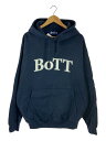 【中古】BoTT◆OG Logo Pullover Hoodie/パーカー/XL/コットン/NVY/234BoTT01【メンズウェア】