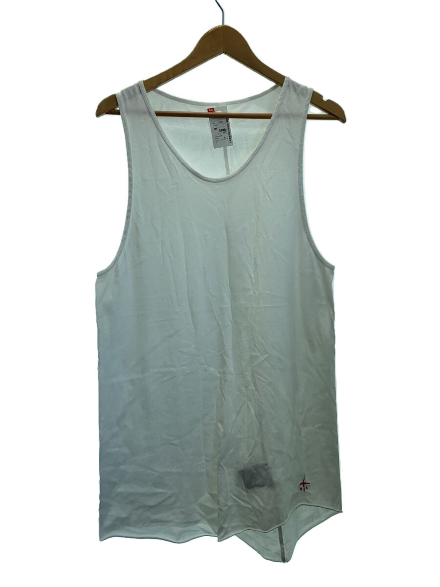 【中古】CVTVLIST◆タンクトップ/1/コットン/WHT/無地【メンズウェア】