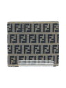 【中古】FENDI◆2つ折り財布/キャンバス/NVY/メンズ【服飾雑貨他】(4)