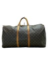 【中古】LOUIS VUITTON◆キーポル50_モノグラム・キャンバス_BRW/PVC/BRW【バッグ】
