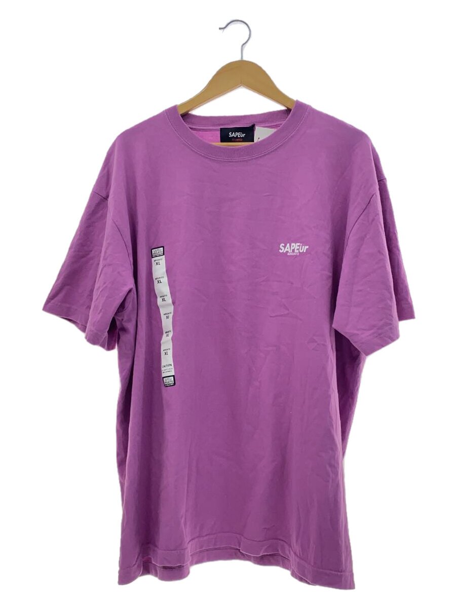 【中古】A Elegantes SAPEur◆Tシャツ/XL/コットン/PUP/総柄【メンズウェア】