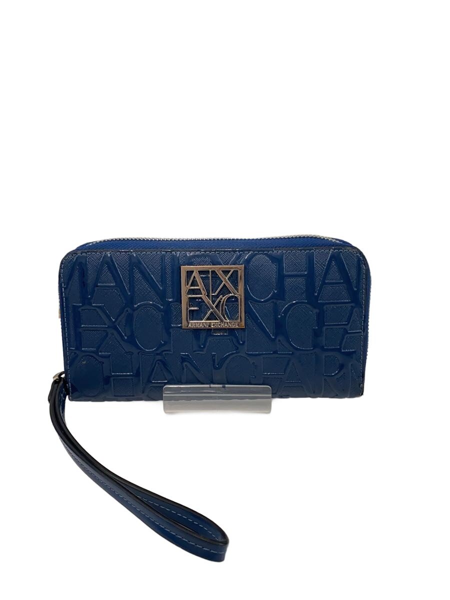 【中古】ARMANI EXCHANGE◆長財布/--/BLU/レディース//【服飾雑貨他】