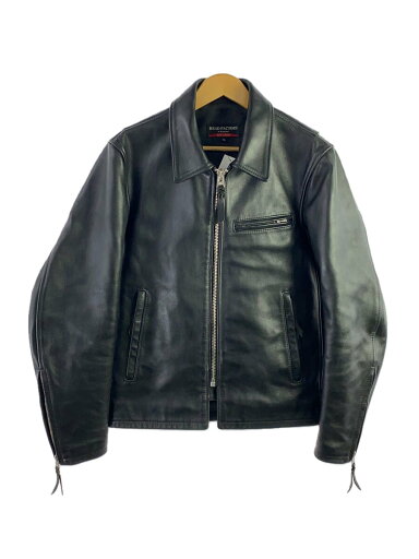 【中古】KADOYA◆レザージャケット・ブルゾン/3L/牛革/BLK/無地/HF/AS-2VS【メンズウェア】 【中古】KADOYA◆レザージャケット・ブルゾン/3L/牛革/BLK/無地/HF/AS-2VS【メンズウェア】