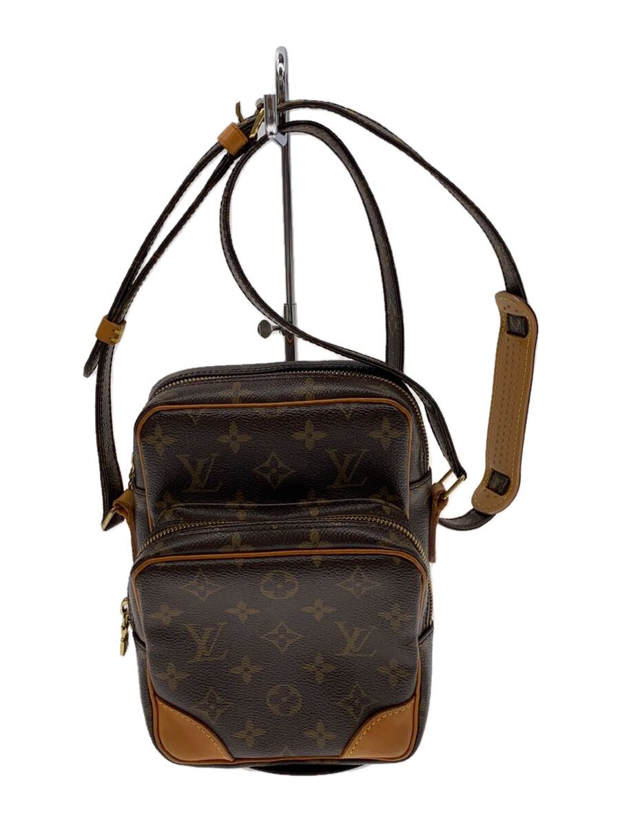 LOUIS VUITTON - 【中古】LOUIS VUITTON◆アマゾン_モノグラム・キャンバス_BRW/PVC/BRW【バッグ】