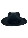 【中古】Mr.FATMAN◆ハット/--/ウール/BLK/無地/メンズ/5191009【服飾雑貨他】