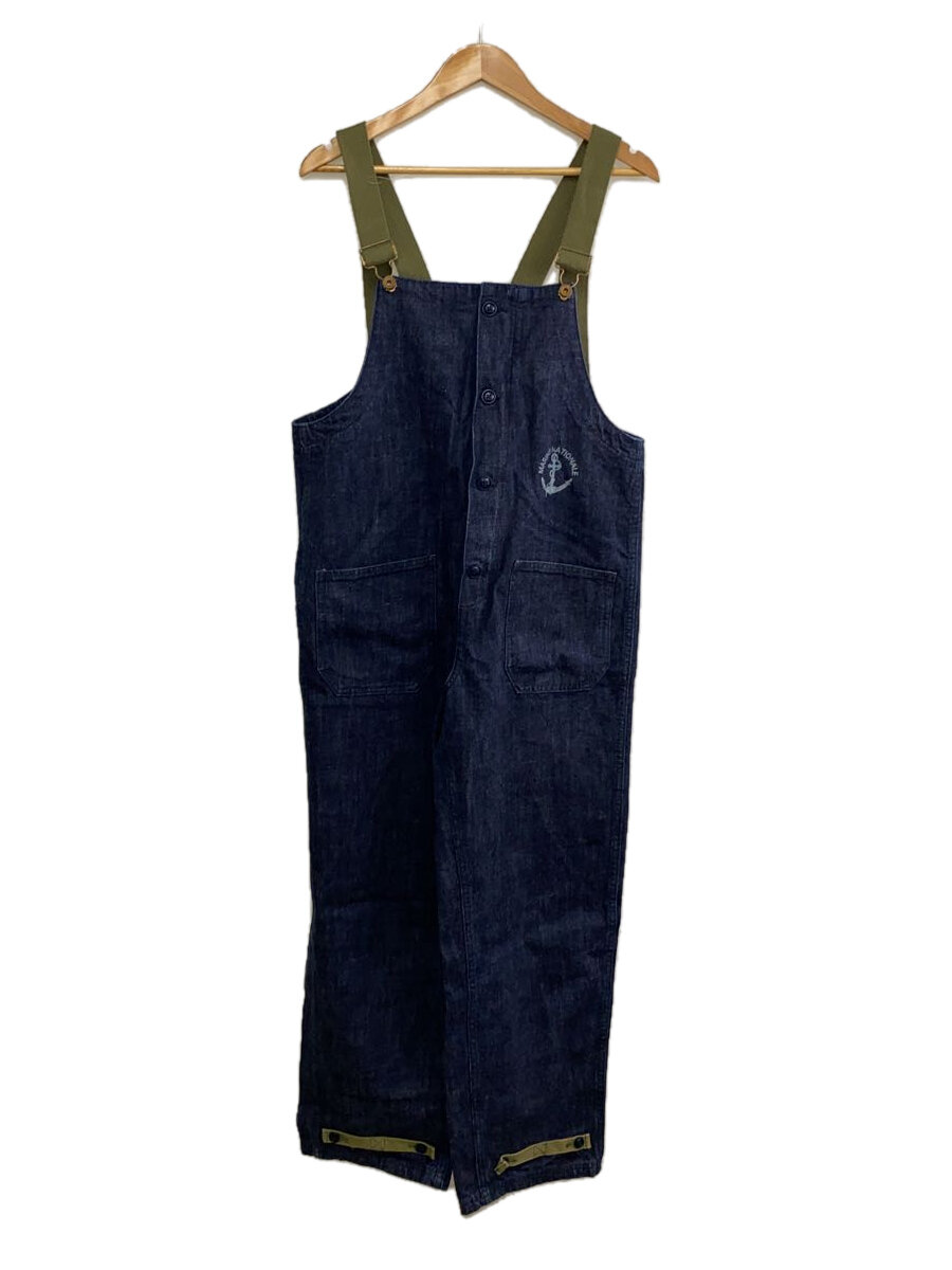 【中古】MADEN WORKWEAR◆オーバーオール/XL/コットン/IDG【メンズウェア】