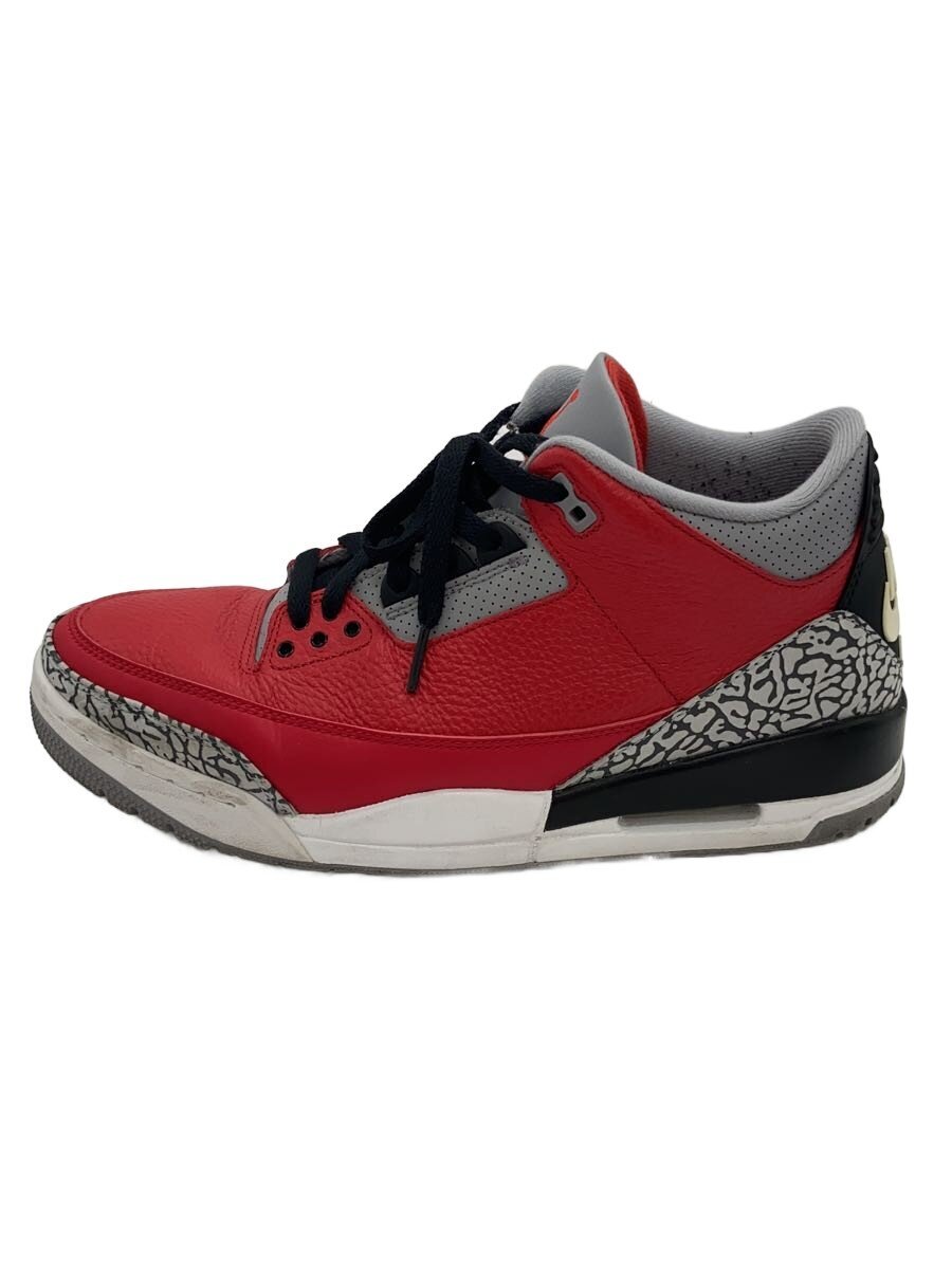 NIKE◆AIR JORDAN 3 RETRO SE/エアジョーダン 3 レトロ/レッド/CK5692-600/28.5cm
