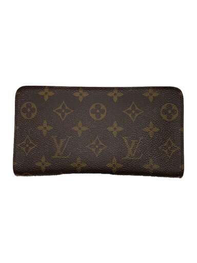 【中古】LOUIS VUITTON◆ポルト・モネ・ジップ_モノグラム・キャンバス_BRW/PVC/BRW/総柄/レディース【服飾雑貨他】 【中古】LOUIS VUITTON◆ポルト・モネ・ジップ_モノグラム・キャンバス_BRW/PVC/BRW/総柄/レディース【服飾雑貨他】