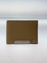 【中古】HUGO BOSS◆2つ折り財布/レザー/BRW/無地/メンズ/50474416【服飾雑貨他】