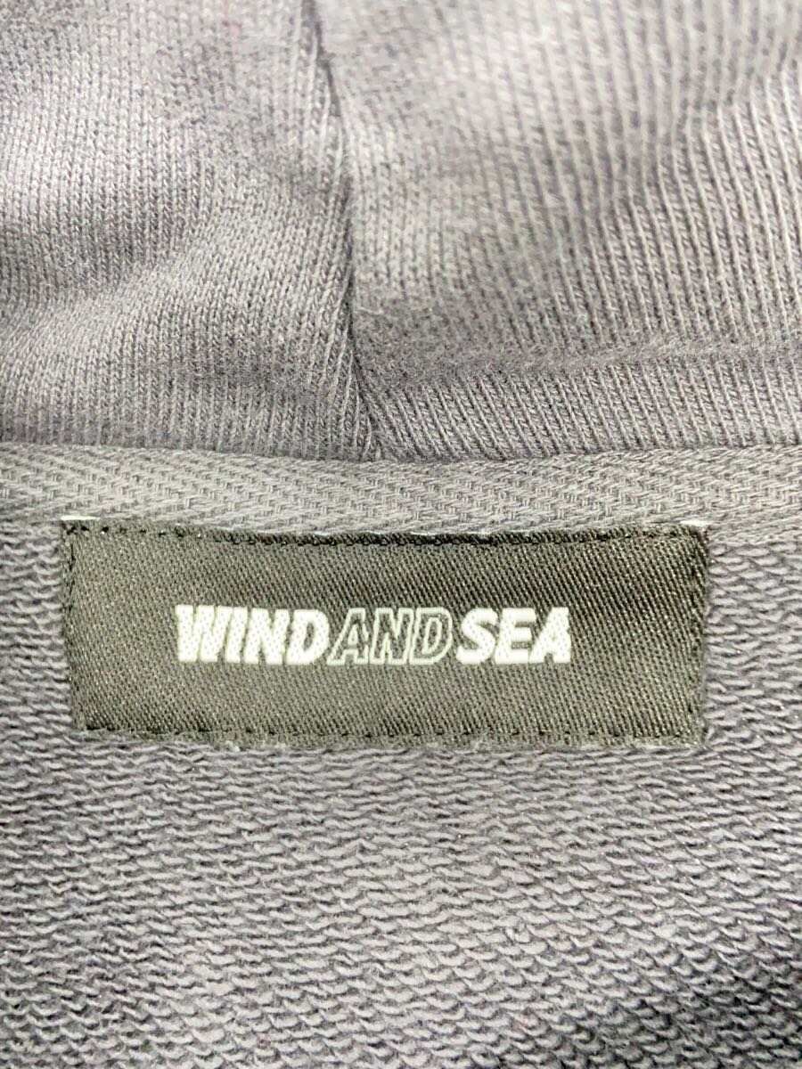 【中古】WIND AND SEA◆WDS Graffiti Logo Hoodie/パーカー/L/コットン/GRY/WDS-0-CMC-24-Q4-05【メンズウェア】