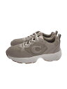 【中古】COACH◆ローカットスニーカー/US8/BEG/牛革/CU288【シューズ】