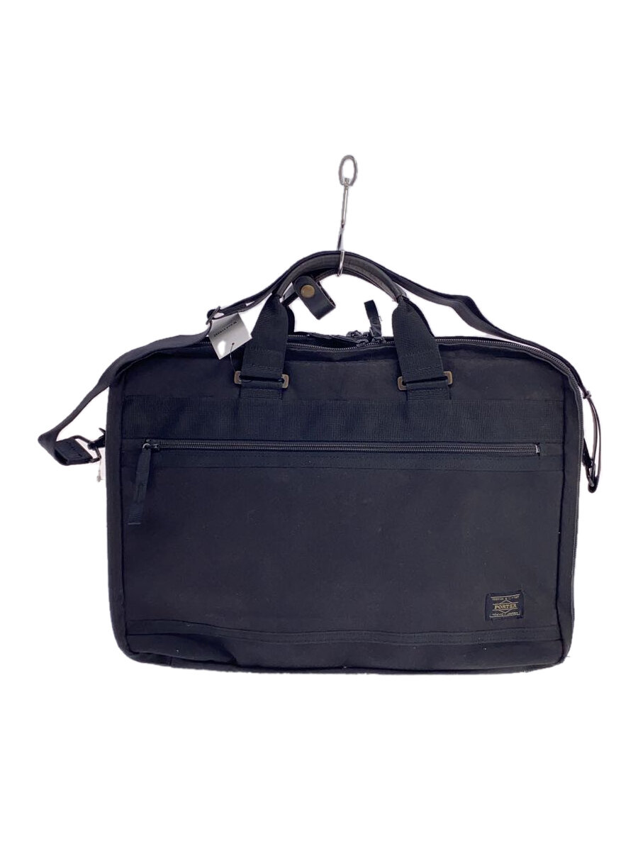 【中古】PORTER◆ブリーフケース/--/BLK/無地【バッグ】